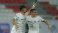 Ramadhan Sananta merayakan gol pada laga PSIS Semarang vs Persis Solo di BRI Liga 1 2024/2025. (Dok Persis Solo)