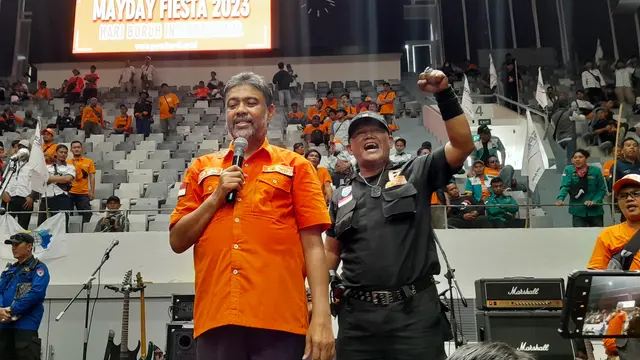 Orasi di Peringatan May Day 2023, Said Iqbal Bertekad Partai Buruh Rebut 30 Kursi DPR