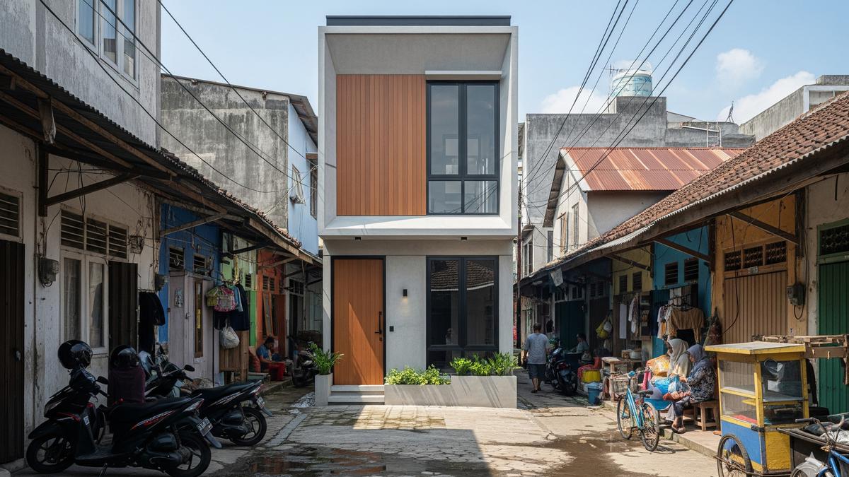 10 Inspirasi Rumah Minimalis Modern di Gang Sempit yang Tetap Elegan di 2025