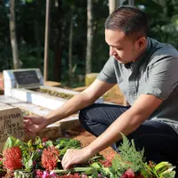 Pusara Alm. Deddy Dores (Adrian Putra/bintang.com)