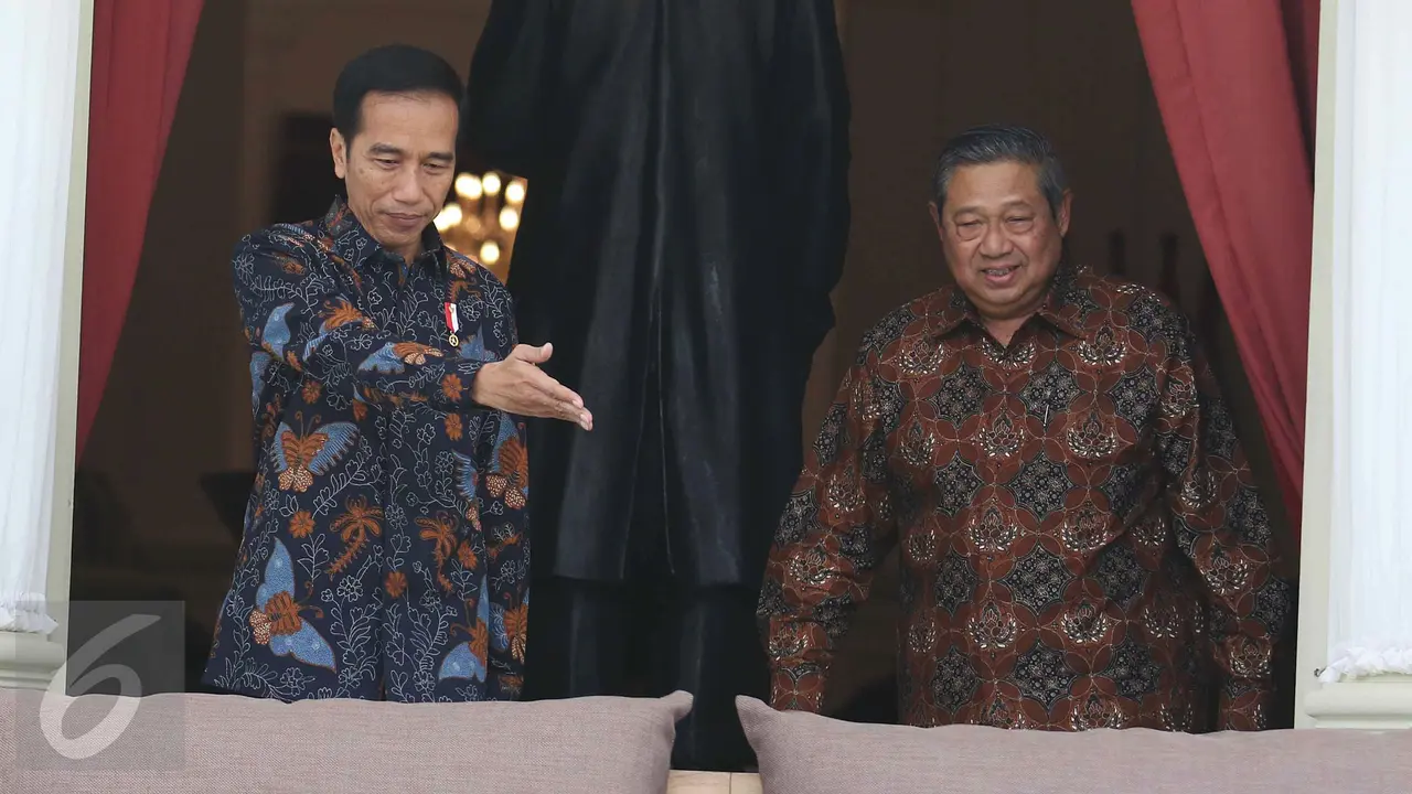 Jokowi Bertemu SBY di Istana