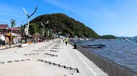 Kawasan Waterfront Pantai Marina-Bukit Pramuka Labuan Bajo. (Dok. Kementerian PUPR)