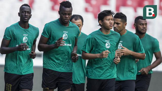 Latihan Sriwijaya FC