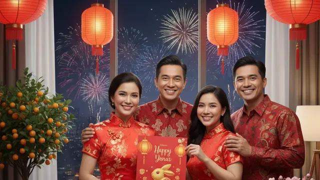 Ucapan Imlek 2026 (Foto: Gemini AI)