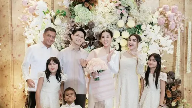 Nourah Sheivirah saat hadir di pertuangan Teuku Rasya dengan Cleantha Islan. [@nourahsheivirah]