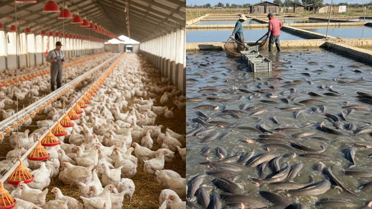 Perbandingan Ternak Lele atau Ayam