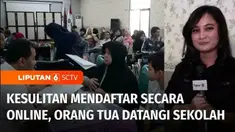Kesulitan mendaftarkan secara online, orang tua calon siswa mendatangi sekolah tujuan. Dinas Pendidikan Jakarta membuka posko di sekolah untuk menangani pendaftar yang terkendala syarat kependudukan.