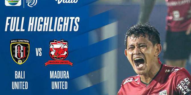 VIDEO: Highlights BRI Liga 1, Bali United Tunduk dari Madura United 0-1