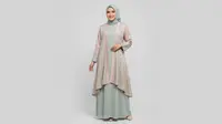 7 Model Gamis Outer Set 2-in-1 untuk Lebaran 2026, Praktis dan Hemat