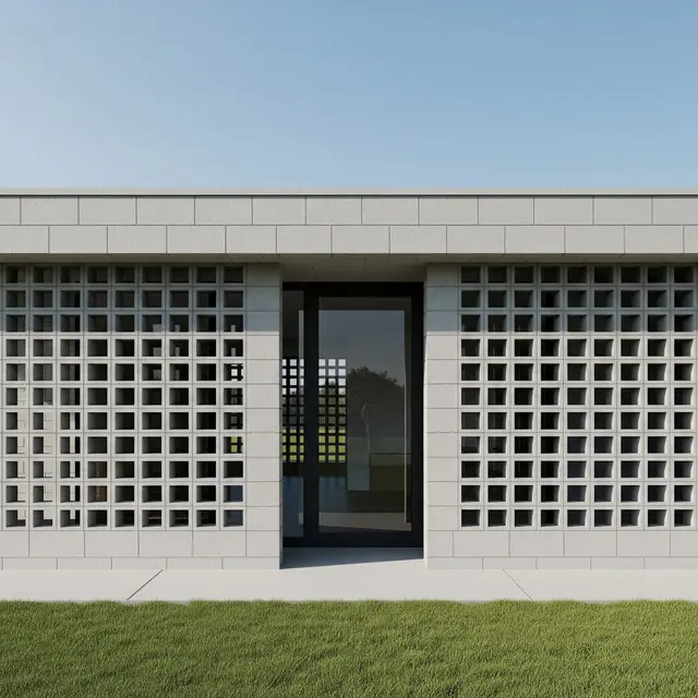 Model Dinding Depan Rumah Minimalis (Image by Gemini AI)