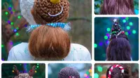 Gaya Rambut Unik di #12daysofChristmasHair