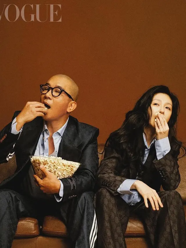 Tampilan Terakhir Barbie Hsu Bersama Suaminya DJ Koo sebelum meninggal. [@djkoo/Vogue Taiwan]