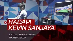 Berita video sensasi virtual reality games di Indonesia Open 2019, di mana kita bisa merasakan bermain melawan Kevin Sanjaya.
