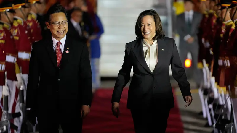 Kamala Harris Kunjungi Indonesia, Simak 5 Agendanya di KTT ASEAN (AP Photo/Achmad Ibrahim, Pool)