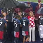 Presiden Kroasia Kolinda Grabar-Kitarovic di Piala Dunia 2018. (Foto: Twitter.com)