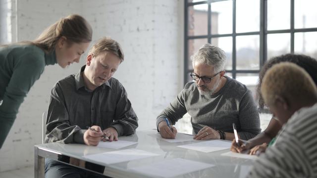 Ilustrasi bernegosiasi