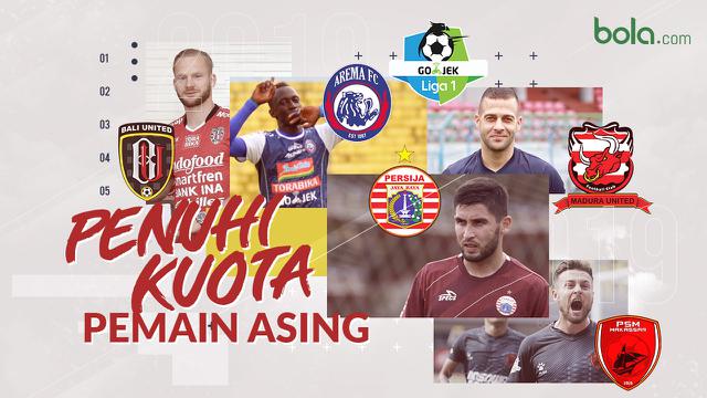 Penuhi Kuota Pemain Asing