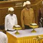 Htin Kyaw menjadi presiden Myanmar menggantikan Thein Sein. (Reuters)