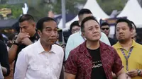 Jokowi nonton WTF 2018 (Hak Cipta: KapanLagi.com®/Agus Apriyanto/ssm)