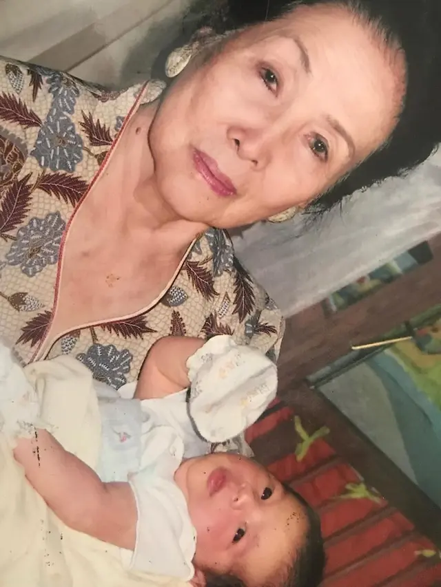 Eddy Meijer saat bayi (Instagram/maudykoesnaedi)