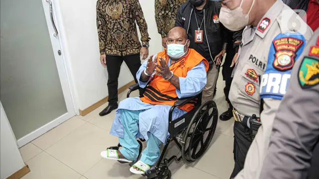 KPK Resmi Tahan Lukas Enembe