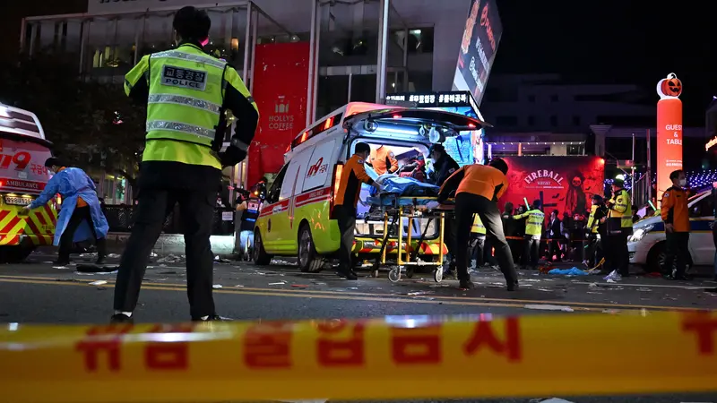 Pesta Haloween di Itaewon Tewaskan 120 Orang Akibat Berdesakan