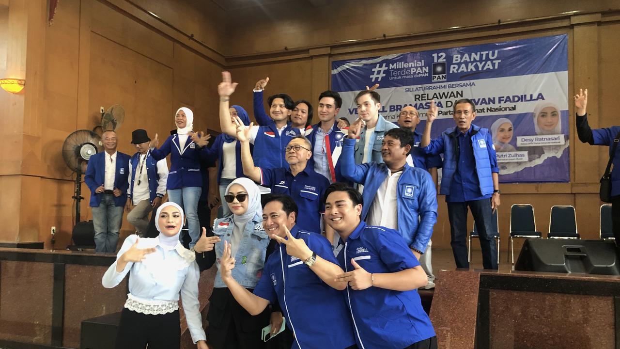 Silaturahmi bersama relawan Varrel Bramasta dan Ivan Fadilla di Cikampek, Karawang, Jum’at, (29/9/2023).