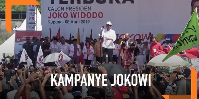 VIDEO: Jokowi Optimistis Raih 80 Persen Suara di NTT