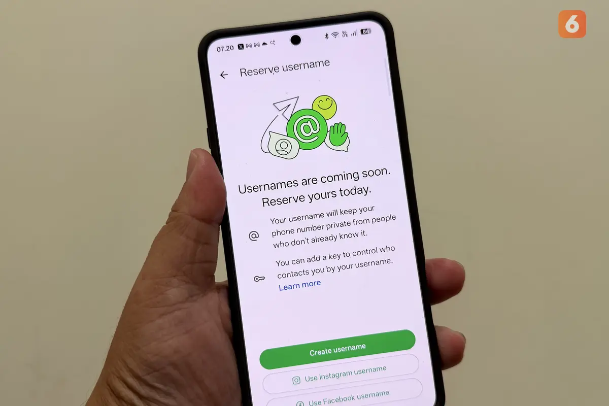 WhatsApp Siapkan Fitur Username, Nomor HP Bisa Disembunyikan