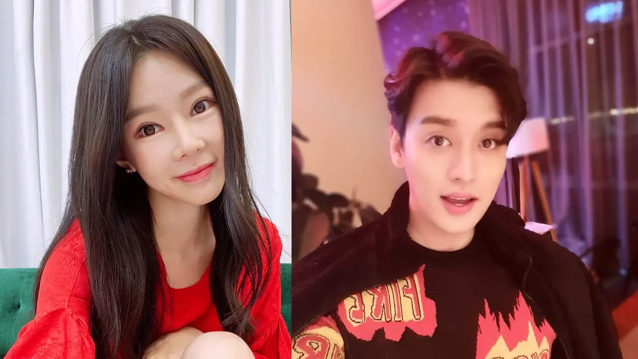 Eli eks U-Kiss dengan model Ji Yeon Soo. (Instagram/ jiyeonsoo140605 - eli_kim91)