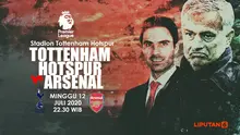 TOTTENHAM HOTSPUR VS ARSENAL (Liputan6.com/Abdillah)
