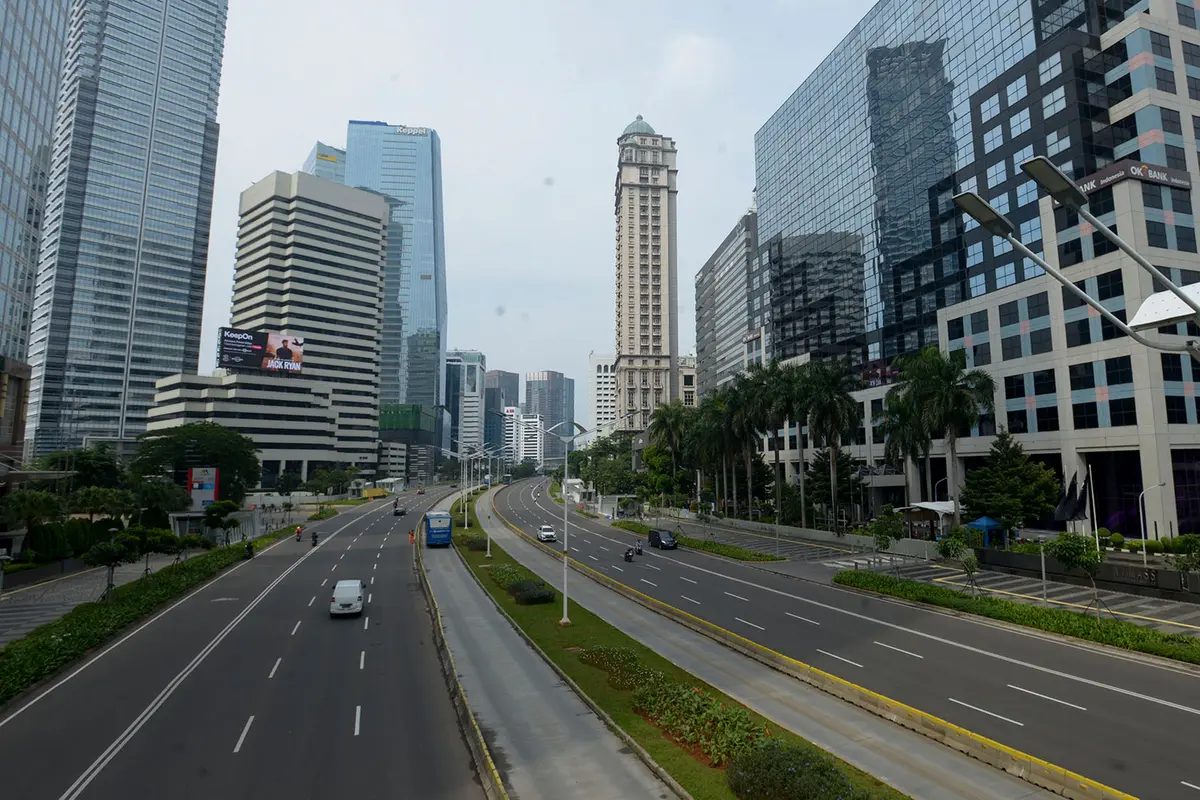 Lalu Lintas DKI Jakarta Sepi