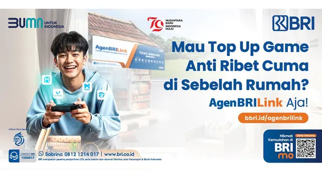 Mau Top Up Voucher Games Favorit? Sekarang Bisa Dilakukan dengan Mudah Lewat AgenBRILink Lho
