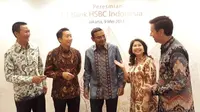 Peresmian PT Bank HSBC Indonesia, Selasa (9/5/2017). (Ilyas/Liputan6.com)