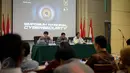 Suasana konferensi pers terkait pelaksanaan acara simposium Cyber Security di Gedung Serbaguna Menkominfo, Jakarta, Kamis (28/5/2015). (Liputan6.com/Faizal Fanani)