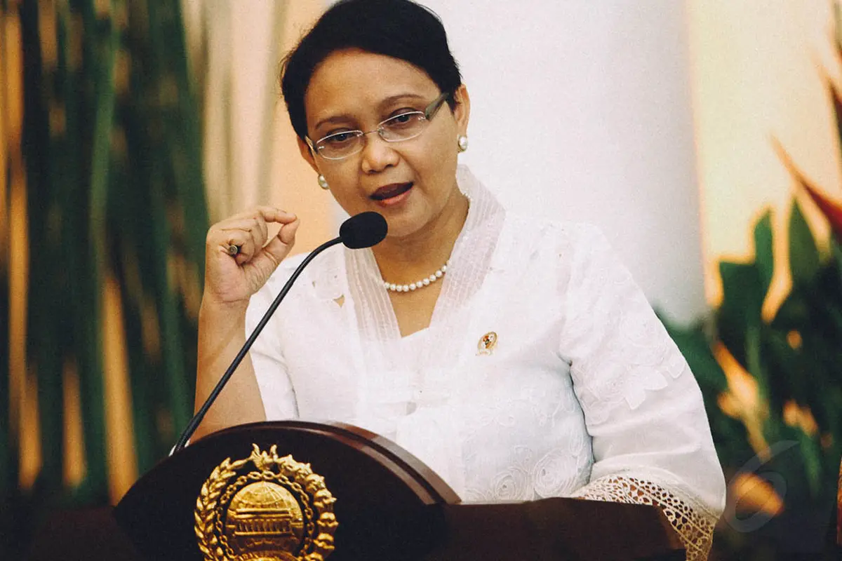 Gaya Tegas Menlu Retno Marsudi Paparkan Program Kerja