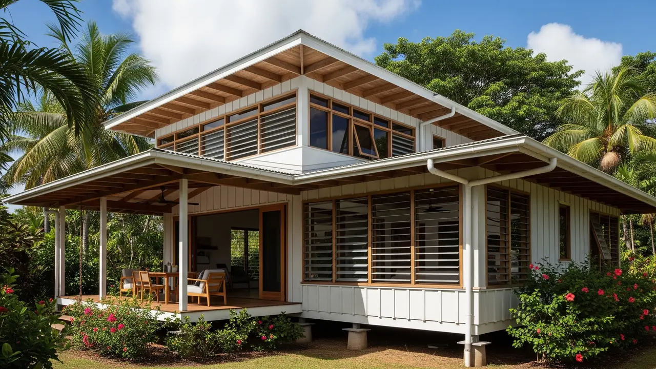 Desain Rumah Banyak Ventilasi Cocok untuk Daerah Panas/Gemini AI