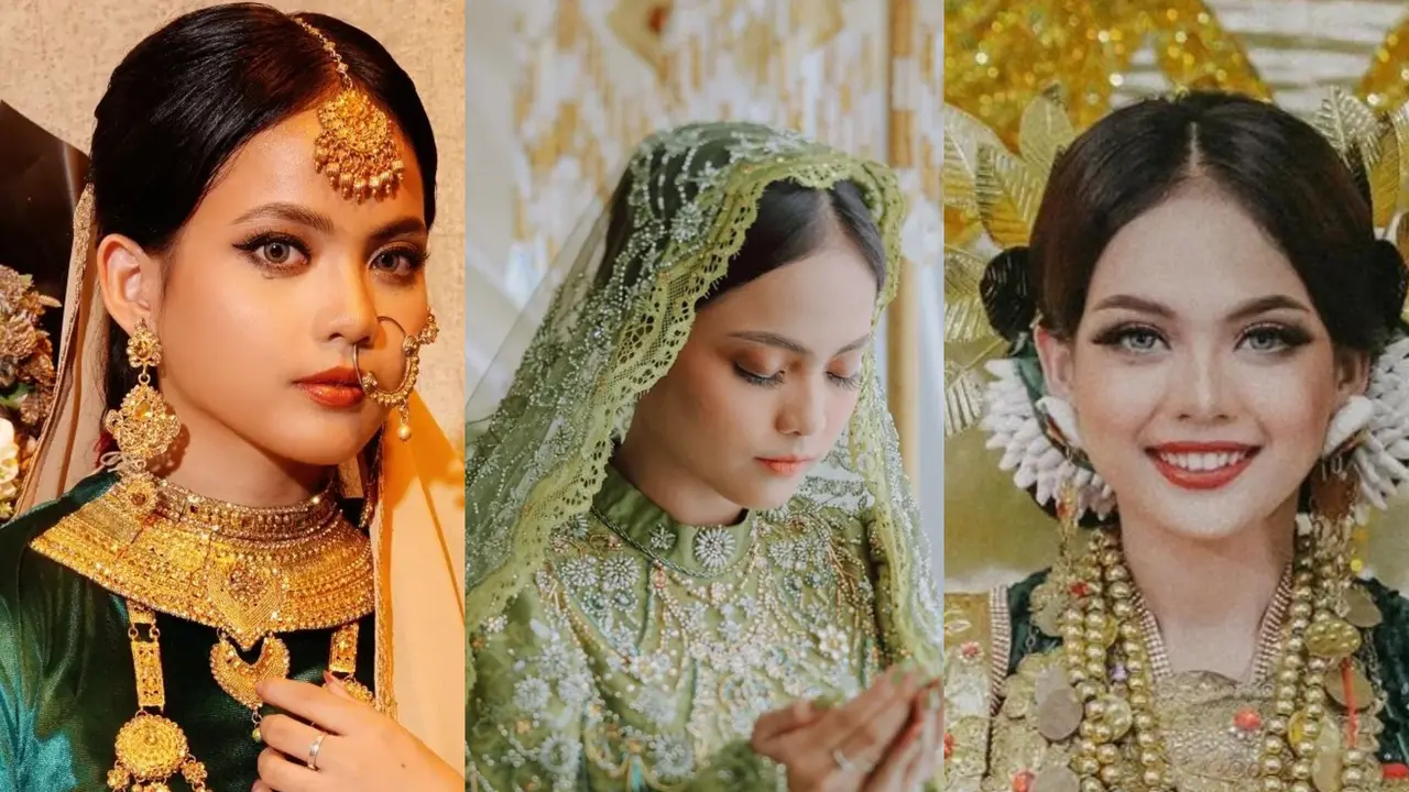 Beda Pesona Pengantin dari Putri Isnari Jelang Pernikahan dengan Anak Bos Batubara, dari Makeup Bollywood hingga Adat