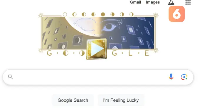 Google Doodle: Gim Seru Rayakan Half Moon Februari!