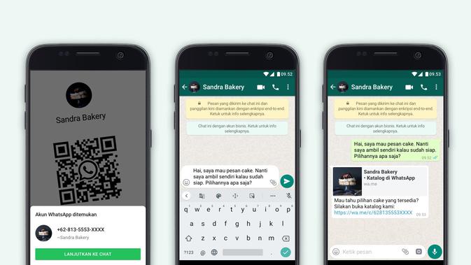 WhatsApp Business menambahkan fitur Kode QR untuk memudahkan konsumen terhubung dengan akun bisnis (Foto: WhatsApp)