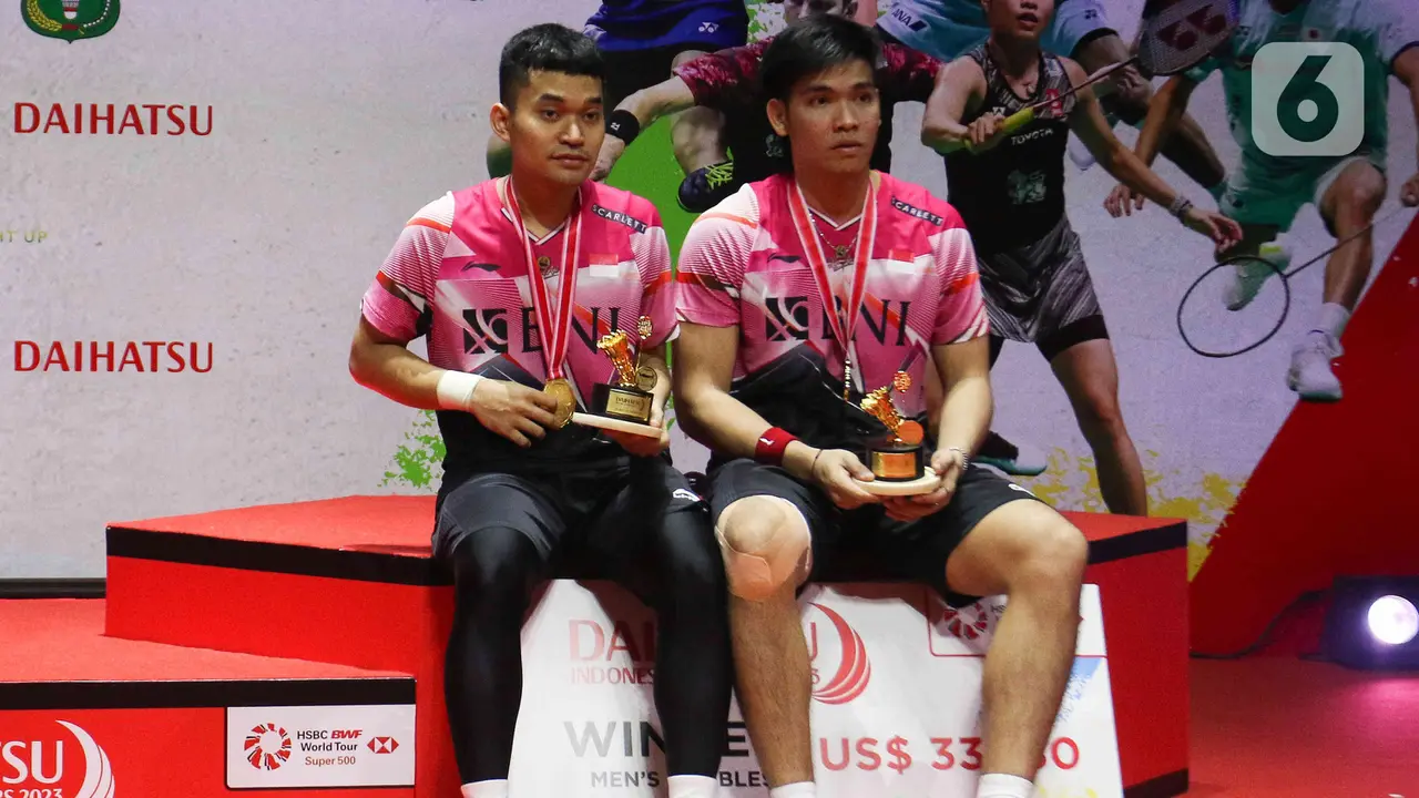 Pencundangi Pebulutangkis China, The Babies Kampiun Ganda Putra Indonesia Masters 2023