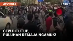 Puluhan Muda-mudi Ngamuk di Lokasi Citayam Fashion Week