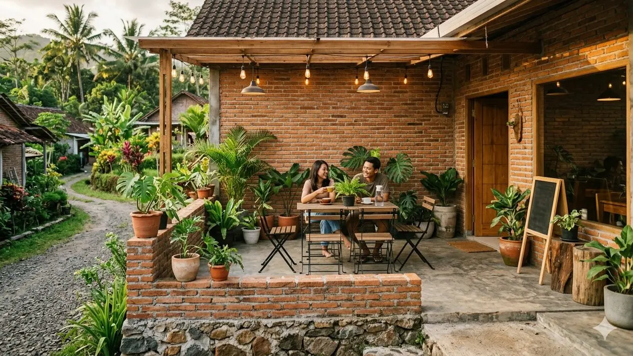 Inspirasi Rumah Bata Ekspos Murah tapi Modern