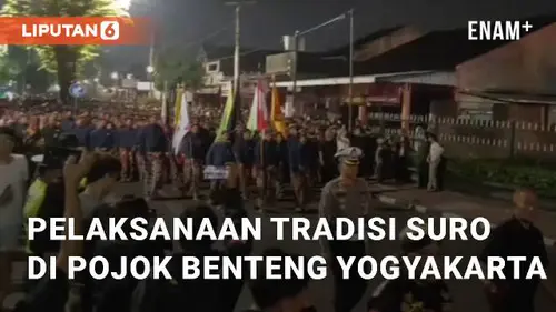 VIDEO: Viral Pelaksanaan Tradisi Suro di Sekitar Pojok Benteng Yogyakarta