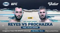 Streaming UFC Fight Night hanya di Kanal FOX Sports. (Sumber : dok. vidio.com)