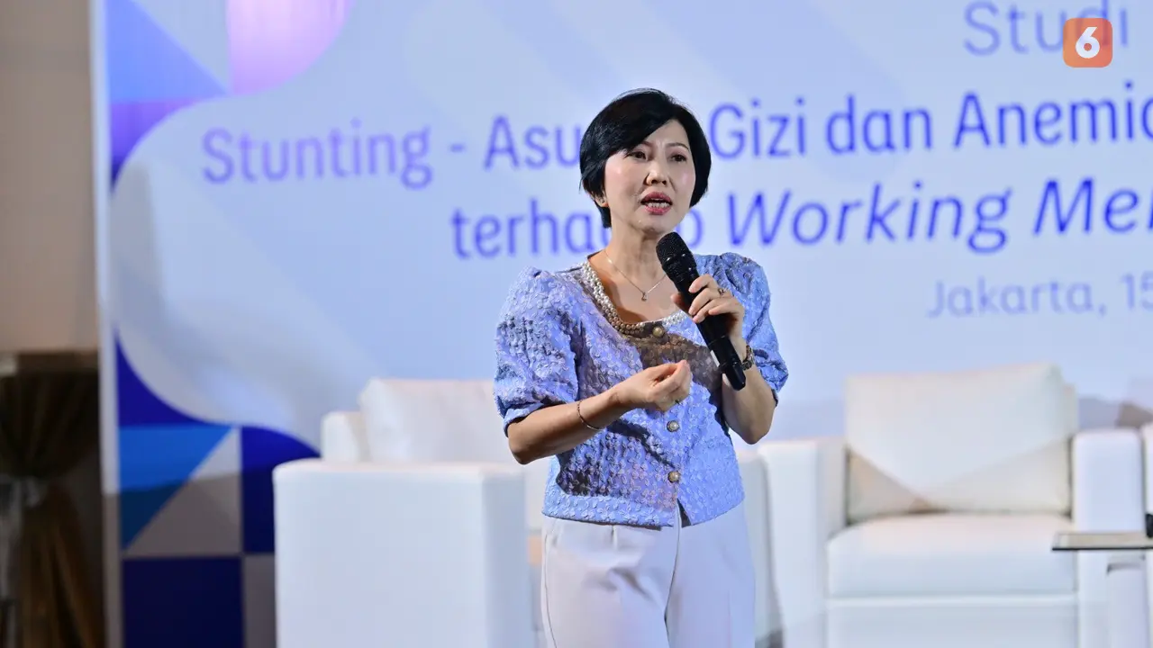 President of Indonesian Nutrition Association, Dr. dr. Luciana B. Sutanto, MS, SpGK(K) (Foto: Aditya Eka Prawira/Liputan6.com)