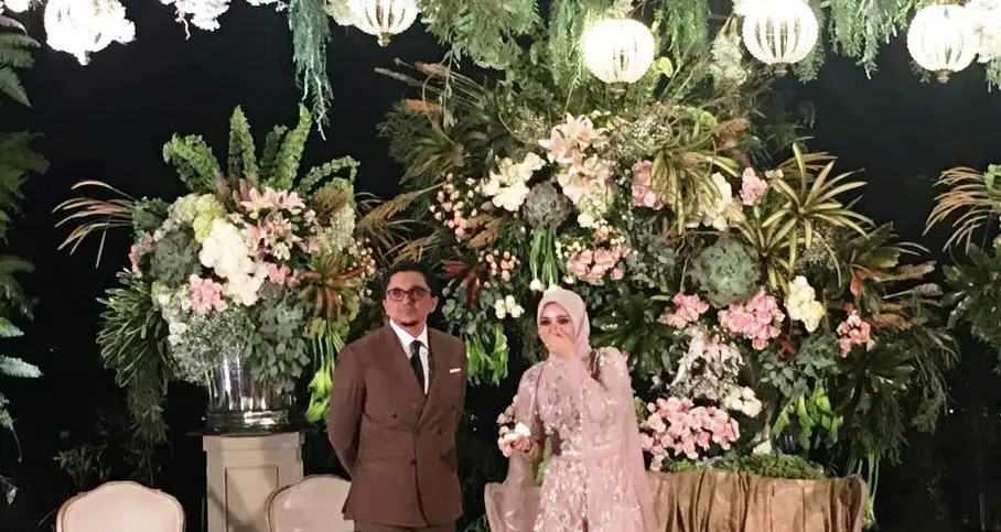Resepsi pernikahan Laudya Cynthia Bella dan Engku Emran di Bandung