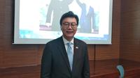 Duta Besar Korea Selatan untuk Indonesia, Kim Chang-beom setelah memberi paparan mengenai bentuk kerjasama Inter-Korea (Lipuatn6.com/Happy Ferdian)
