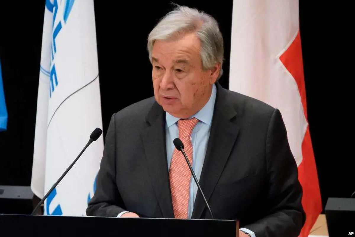 Sekjen PBB, Antonio Guterres.