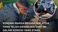 Usai Turis Brasil, Pendaki Malaysia Tergelincir di Gunung Rinjani
